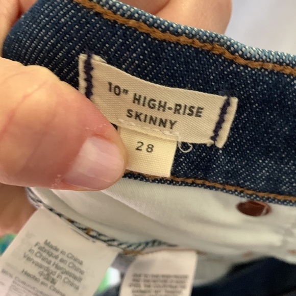 MADEWELL 10” High Rise Skinny jeans size 28 blue jeans - Picture 6 of 15